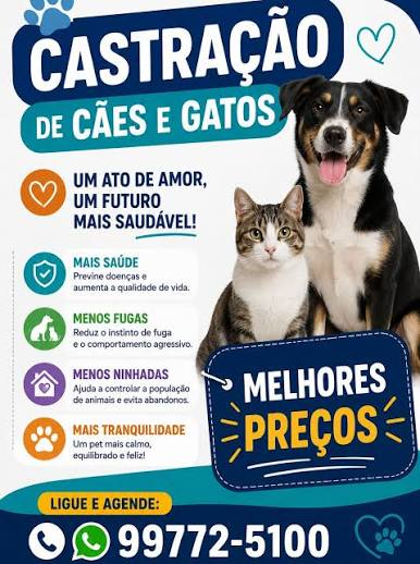 Campanha de castração de cães e gatos KenkoVet
